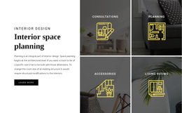 Most Creative HTML5 Template For Interior Planning