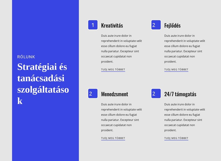 Stratégiai és tanácsadási szolgáltatások CSS sablon