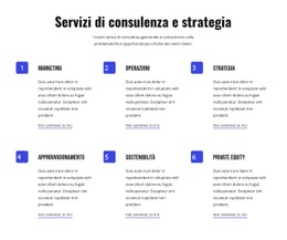 Strategia E Servizi Agili Modello Di Pagina Di Destinazione