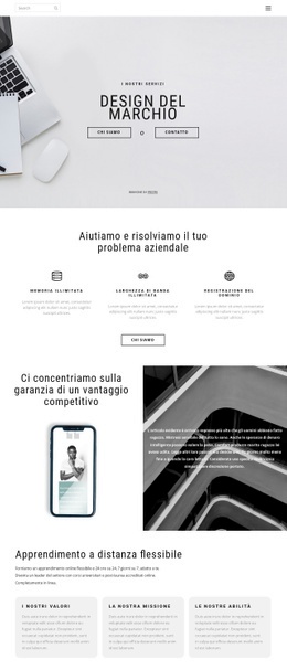 Progettazione Di Vendita Un Modello Di Pagina