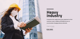 Heavy Industrial Company - Best Free Joomla Template