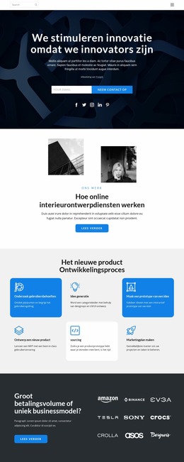 Werkinnovatie - Aanpasbare Professionele Joomla-Sjabloon