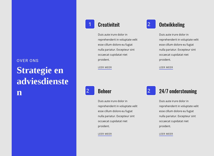 Strategie en adviesdiensten Joomla-sjabloon