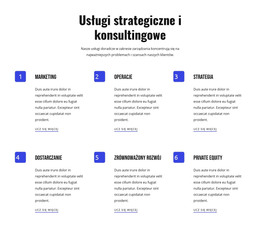 Usługi Strategiczne I Zwinne - Kod Szablonu HTML