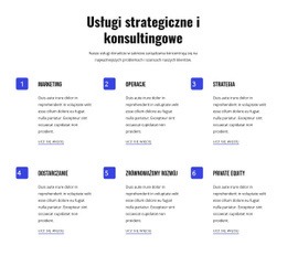 Usługi Strategiczne I Zwinne - Bezpłatna Jednostronicowa Witryna Internetowa