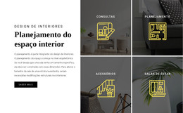 Planejamento De Interiores - Modelo Da Web
