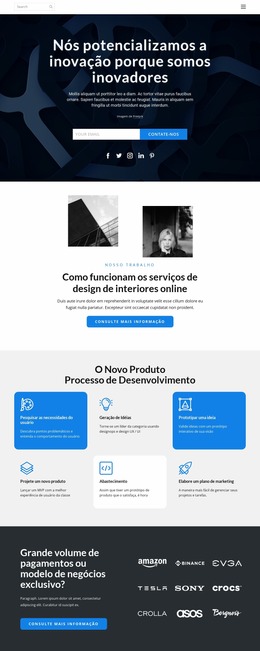 Inovação No Trabalho - Modelo Joomla Profissional Personalizável