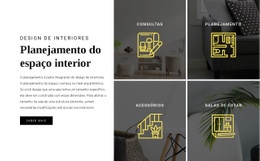 Planejamento De Interiores - Inspiração Da Página De Destino