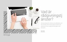 Rådgivningstjänster Gratis CSS-Webbplatsmall