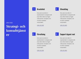 Strategi- Och Konsulttjänster Gratis Webbplats