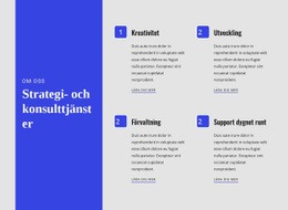 Mest Kreativ Design För Strategi- Och Konsulttjänster