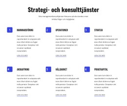 Strategi Och Smidiga Tjänster - HTML-Mallkod