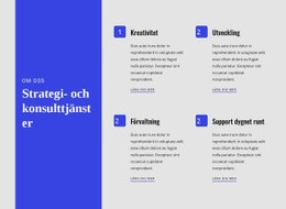 Strategi- Och Konsulttjänster - Responsiva Webbplatsmallar