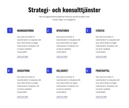 Anpassade Teckensnitt, Färger Och Grafik För Strategi Och Smidiga Tjänster