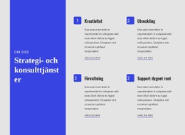 Strategi- Och Konsulttjänster – Gratis WordPress-Tema