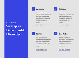 Strateji Ve Danışmanlık Hizmetleri - HTML Sayfası Şablonu