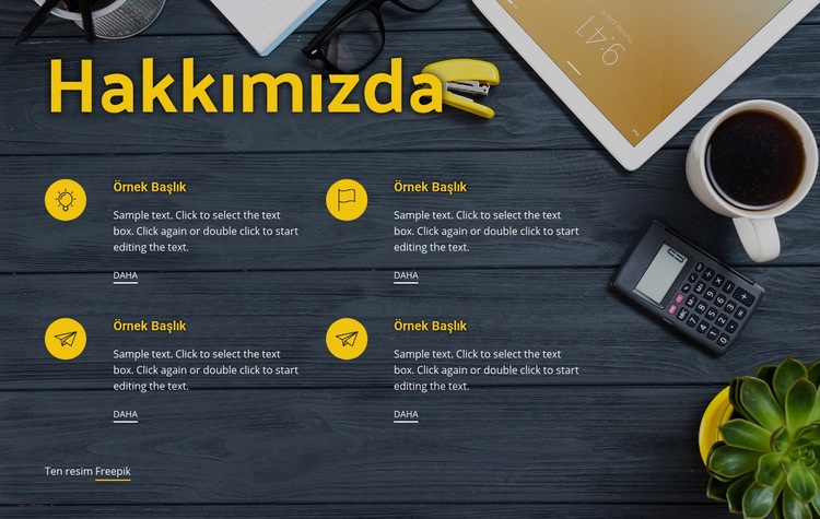 Etkili iş için danışmanlık Html Web Sitesi Oluşturucu