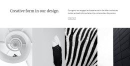 Design Textures And Shapes Single Page Website