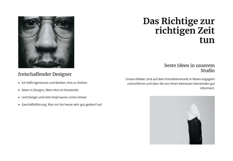 Innovation im Designbereich CSS-Vorlage