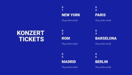 Zielseite Für Konzeptkarten