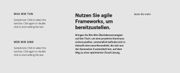 Kreativste HTML5-Vorlage Für Viel Text Über Die Arbeit