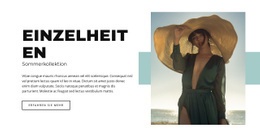 Sommerkollektion - Mehrzweck-Webdesign