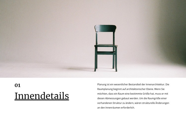 Kleine Innendetails Website design