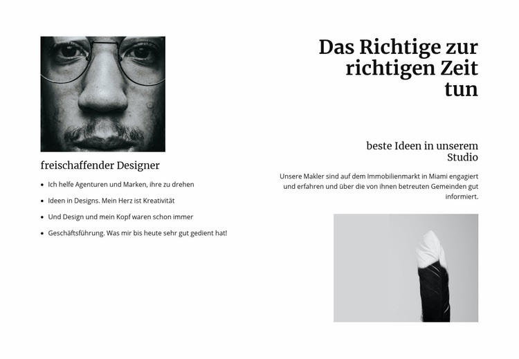 Innovation im Designbereich Website-Modell