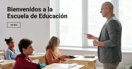 Creador De Sitios Web Multipropósito Para Escuela De Educación