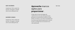 Mucho Texto Sobre El Trabajo Plantilla HTML CSS Responsiva