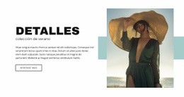 Colección De Verano: Plantilla Adaptable HTML5