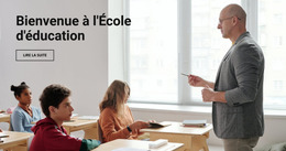 École D'Éducation - Modèle Joomla Professionnel Personnalisable