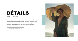 Collection D'Été – Téléchargement Du Modèle De Site Web