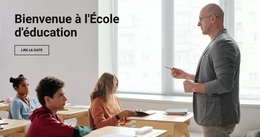École D'Éducation – Thème WordPress