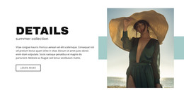 Summer Collection - HTML Website Template