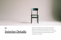 Small Interior Details - HTML Website Builder