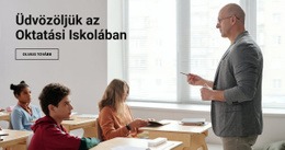 Oktatási Iskola - Webhelysablonok