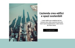 Costruzioni Sostenibili Modello Di Sito Web CSS