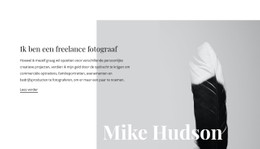 Paginawebsite Voor Freelance Fotograaf