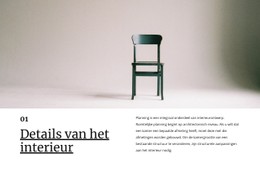 CSS-Rastersjabloonkolom Voor Kleine Interieurdetails