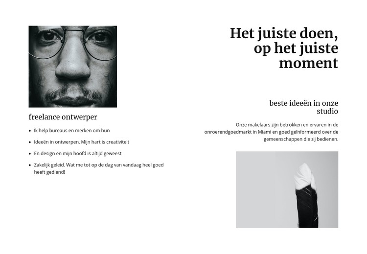 Innovatie op designgebied CSS-sjabloon