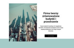 Zrównoważone Konstrukcje - Szablon Makiety Strony Internetowej