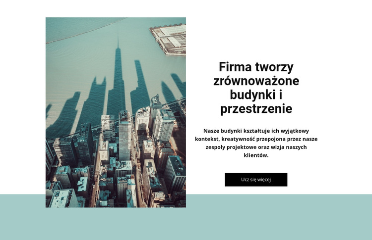 Zrównoważone konstrukcje Motyw WordPress