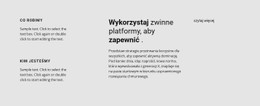 Dużo Tekstu O Pracy Szablon HTML CSS Responsywny