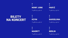 Strona Docelowa Dla Bilety Koncepcyjne