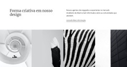 Design De Site Premium Para Desenhe Texturas E Formas