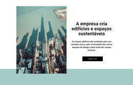 HTML Da Página Para Construções Sustentáveis