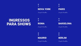 Ingressos Concept - Tema WordPress Profissional