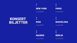 Målsida För Konceptbiljetter
