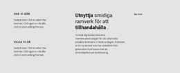Mycket Text Om Arbete - Responsiva Webbplatsmallar